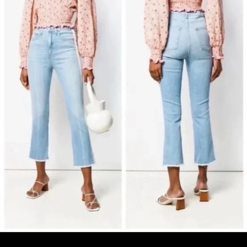 Veronica Beard flare, kick jeans, style: Carly